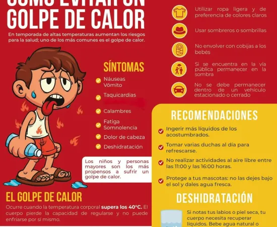 Llama SSO a reforzar medidas preventivas por riesgo de golpe de calor