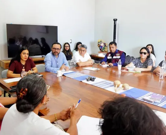 Reyes Mantecón y San Bartolo Coyotepec en mesa con la Sego