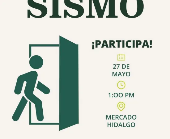 Realizará Gobierno Municipal simulacro preventivo en el Mercado Hidalgo