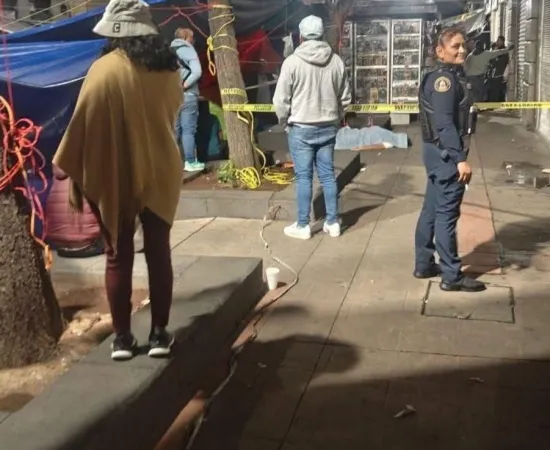 Falle maestro de la S-22 en plantón de la CDMX