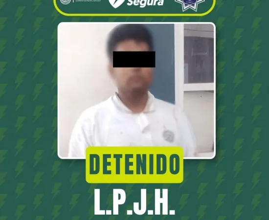 Policía Municipal de Oaxaca de Juárez detiene a persona por el presunto delito de tentativa de violación