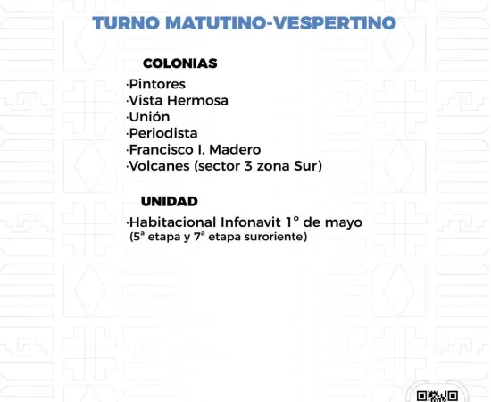 Agenda del suministro de agua potable para este jueves 