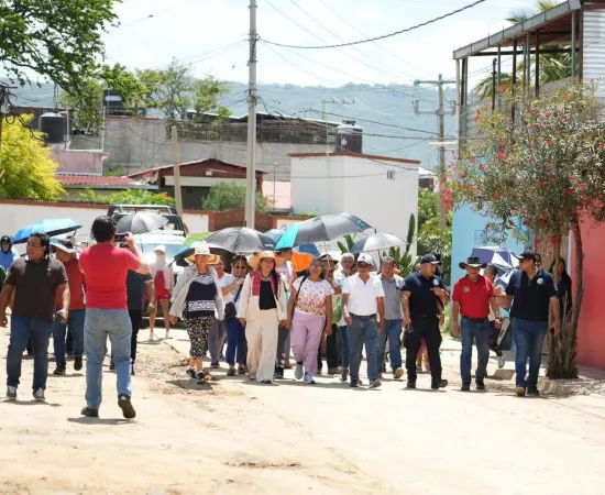 Invierten Federación y Municipio de Xoxocotlán 5 MDP para la construcción en 1.6 kilómetros de drenaje sanitario en Riveras del Atoyac