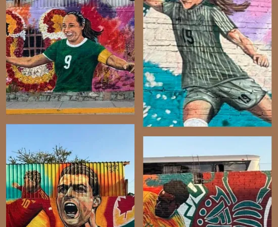 El arte también transforma y une a las colonias