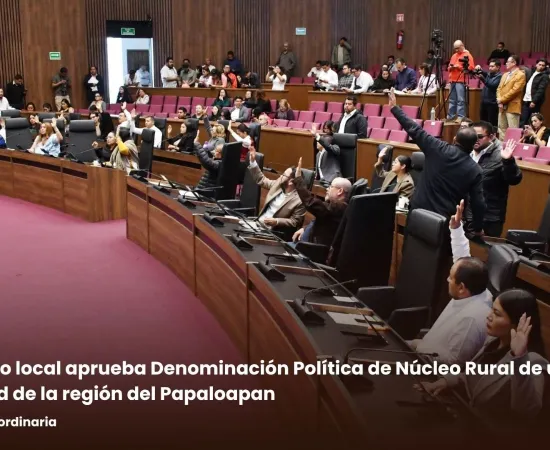 Congreso local aprueba Denominación Política de Núcleo Rural de una localidad de la región de la Cuenca