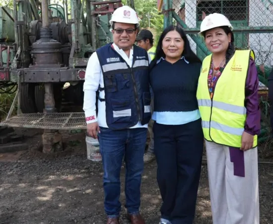 Con obras de agua potable, reafirma Gobierno del Estado respaldo a Xoxocotlán