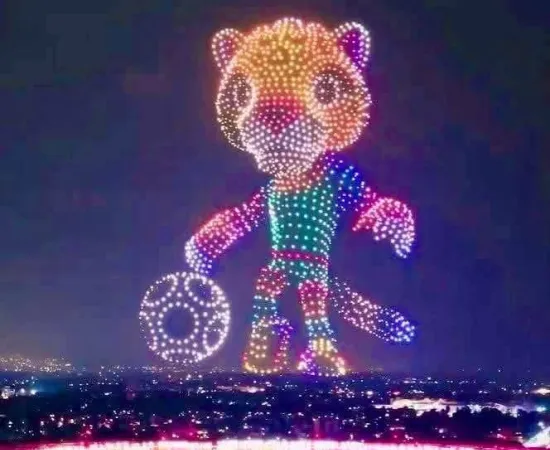FIFA ilumina el cielo con espectacular show de drones