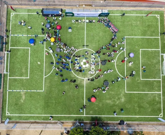 Entregan Cancha del Mundial Social en San Martín Mexicapam para fortalecer el deporte y la vida comunitaria