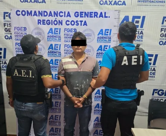 Ejecutan orden de aprehensión por agresión con arma de fuego en la Costa de Oaxaca