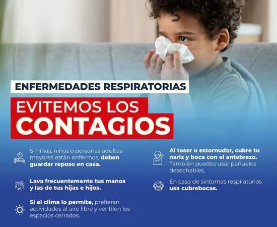 Emite SSO recomendaciones para evitar infecciones respiratorias 