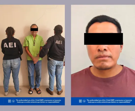 FGEO ejecuta dos órdenes de aprehensión por delitos sexuales contra menores de edad, en las regiones del Istmo y Mixteca