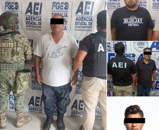 FGEO ejecuta cuatro órdenes de aprehensión por violencia familiar cometida en las regiones Costa, Istmo y Mixteca