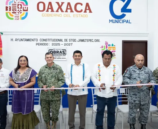 Con nuevo C2 en Santiago Jamiltepec, garantiza Salomón Jara mayor seguridad para el pueblo