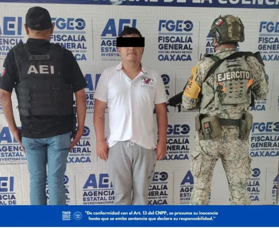 Detiene Fiscalía de Oaxaca a probable responsable de desaparición cometida por particulares ocurrida en la Cuenca del Papaloapan