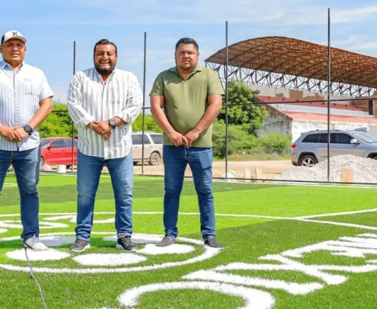 ¡Muy pronto el balón rodará en la nueva cancha que será para los jóvenes de la séptima sección!