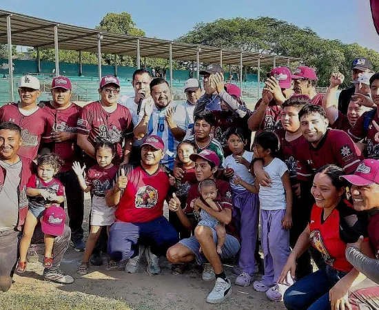 Panteón Viejo se corona campeón de la Liga Municipal de Béisbol Taladxi 2026 