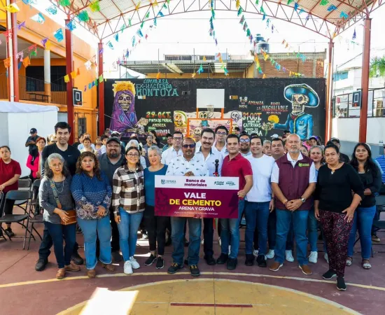 Ray Chagoya entrega Banco de Materiales en las Agencias de Montoya y Dolores para impulsar obras comunitarias