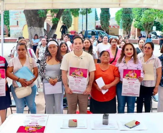 Sebienti continúa acercando la convocatoria del programa Tandas Mujer Primavera a más municipios de Oaxaca