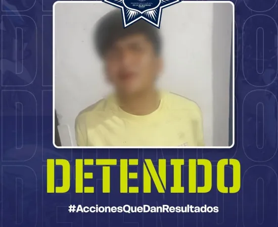 Cae por orden de aprehensión vigente; había sido detenido previamente por otros hechos