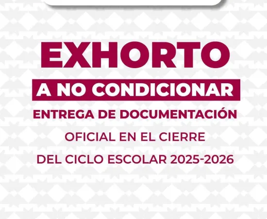 IEEPO advierte: ninguna escuela puede retener documentos ni condicionar reinscripciones