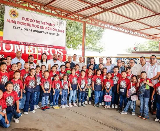 Ayudar a los demás también se aprende; arranca mini bomberos en acción 2026