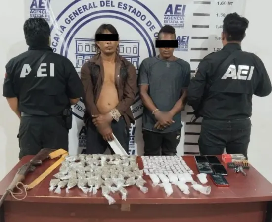 Aseguran más de 900 dosis de droga y detiene a dos personas durante operativo conjunto en la Costa