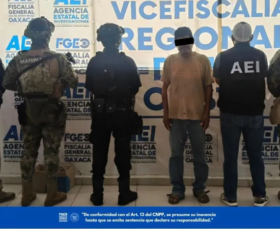 Ejecuta Fiscalía de Oaxaca orden de aprehensión contra probable responsable de despojo agravado en la Costa