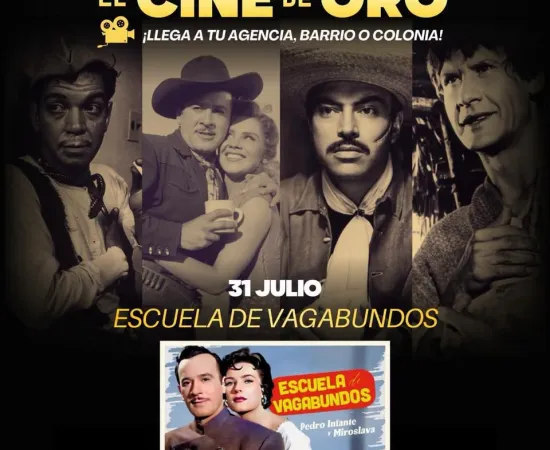 El Cine de Oro llega a tu agencia, barrio o colonia