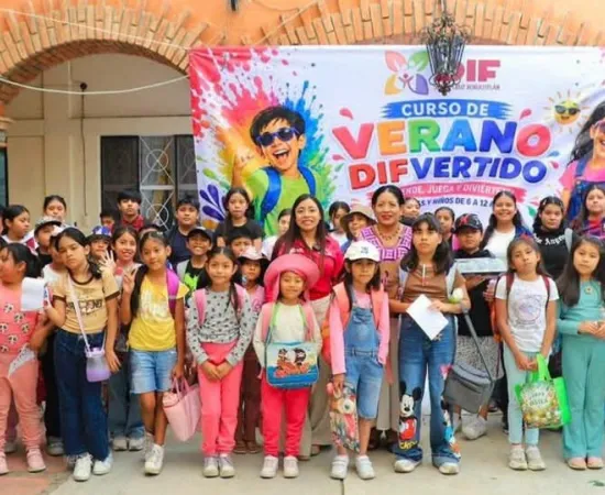 Arranca niñez xoxeña Curso de Verano Divertido