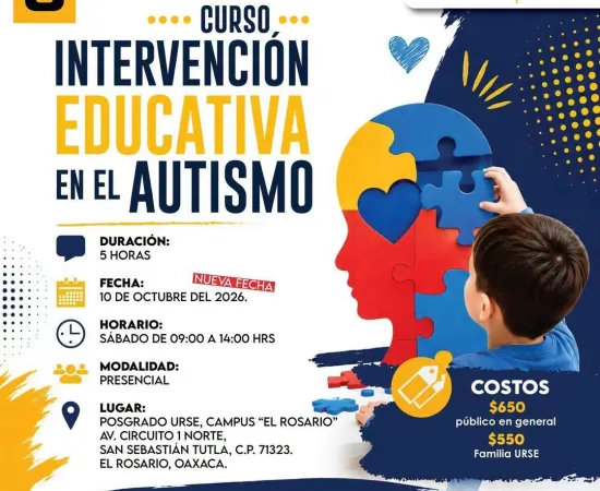 Anuncia URSE capacitación sobre intervención educativa en el autismo