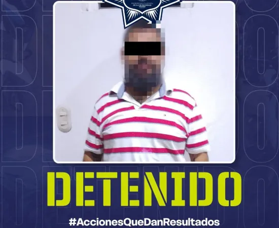 Policía Municipal de Oaxaca de Juárez detiene a persona señalada de agredir y amenazar a sus padres