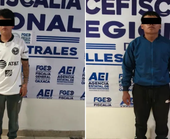 Obtiene FGEO vinculación a proceso contra dos personas por robo con violencia