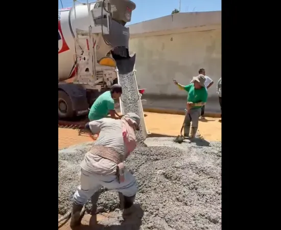 Continúan las obras en Santa Lucía del Camino