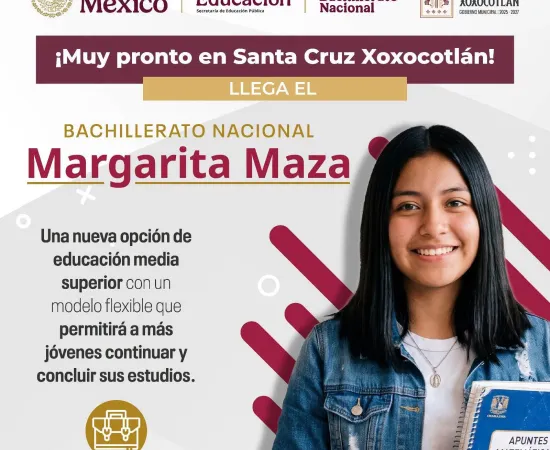 Xoxocotlán contará con el Bachillerato Nacional Margarita Maza