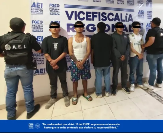 Liberan a víctima de secuestro y capturan a cinco personas en Santa Lucía del Camino