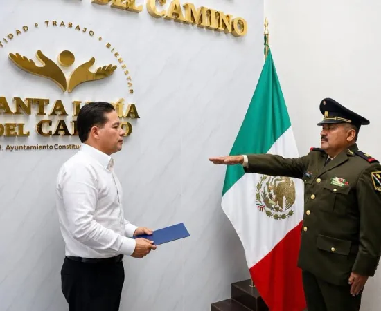 Toma protesta nuevo director de la Policía de Santa Lucía del Camino