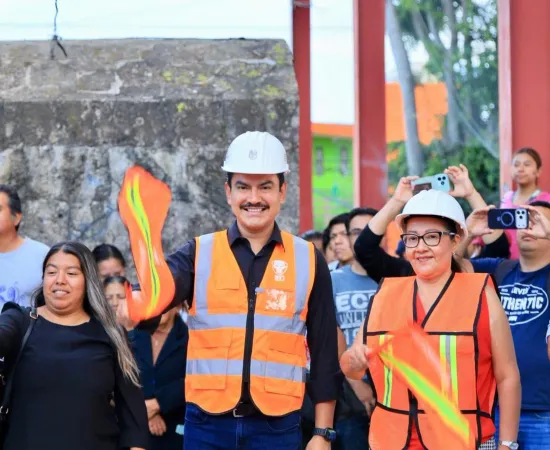 Inicia una nueva obra en la Unidad Deportiva Los Conos de la Agencia de Cinco Señores