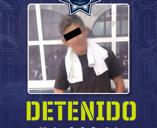 Cae por presunto robo de pertenencias en el Centro Histórico