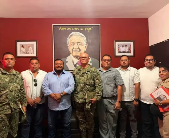 Gobierno de Juchitán fortalece coordinación con autoridades federales para atender la seguridad