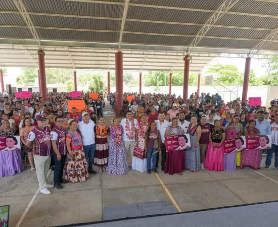 Destaca  Nino Morales apoyo a jefas de familia del Istmo  de Tehuantepec de parte del gobierno de Jara