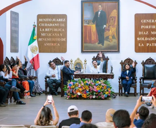 Ray Chagoya informa medidas de seguridad y supervisión permanente en obra privada Parque Oaxaca