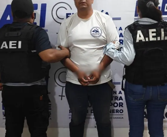 Fiscalía de Oaxaca aprehende en Puerto Escondido a hombre por tentativa de homicidio calificado en agravio de una mujer