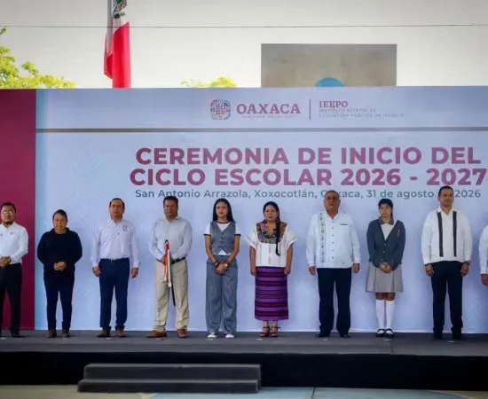 Inician ciclo escolar 812 mil 900 estudiantes en 12 mil 40 escuelas de educación básica en Oaxaca 