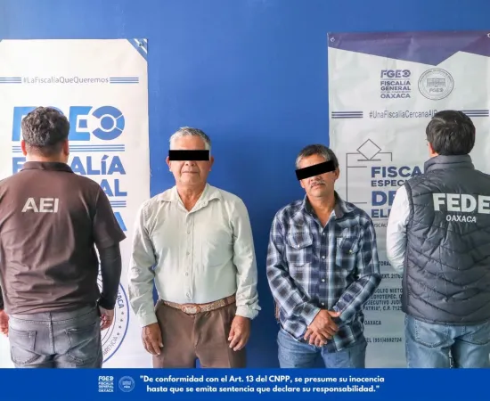Fiscalía de Oaxaca aprehende a Síndico y Regidor por violencia política contra presidenta municipal