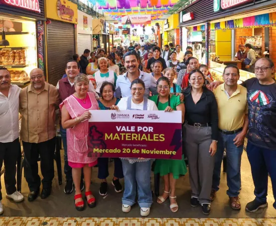 Ray Chagoya acerca el Banco de Materiales a mercados de Oaxaca de Juárez