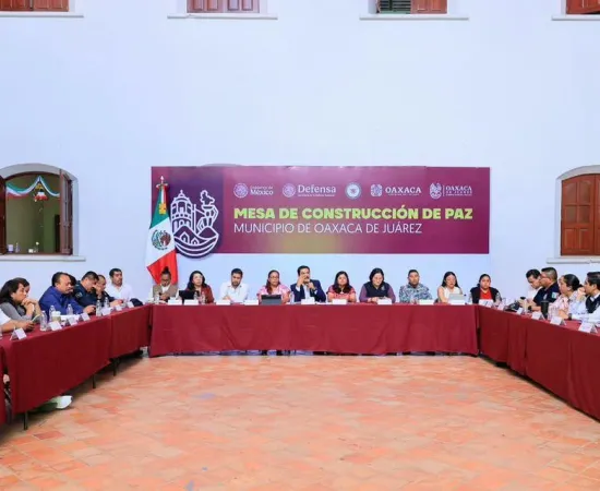 Ray Chagoya instala Primera Mesa de Construcción de Paz para fortalecer la seguridad en Oaxaca de Juárez