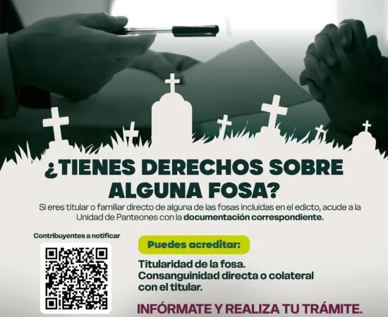 Continúa Programa de Recuperación de Fosas 2026 en panteones municipales