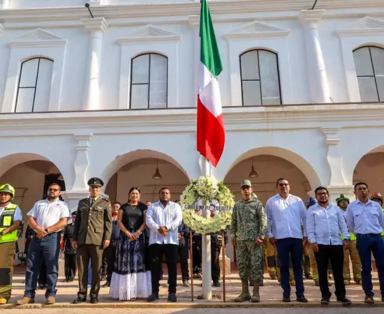 Conmemoran 9 años del sismo que sacudió a Juchitán
