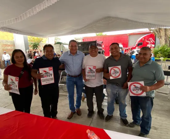 Somos los auténticos trabajadores del transporte y la construcción