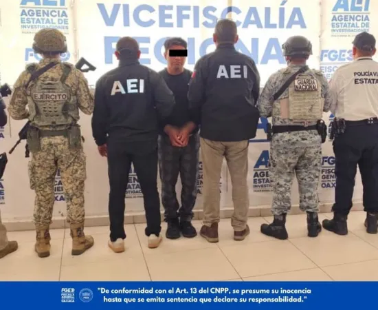 Ejecuta FGEO orden de aprehensión por adeudo alimentario en agravio de dos niñas en la Costa